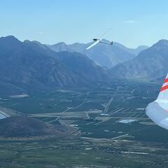 Flugwegposition um 15:13:53: Aufgenommen in der Nähe von Breede Valley, Südafrika in 878 Meter